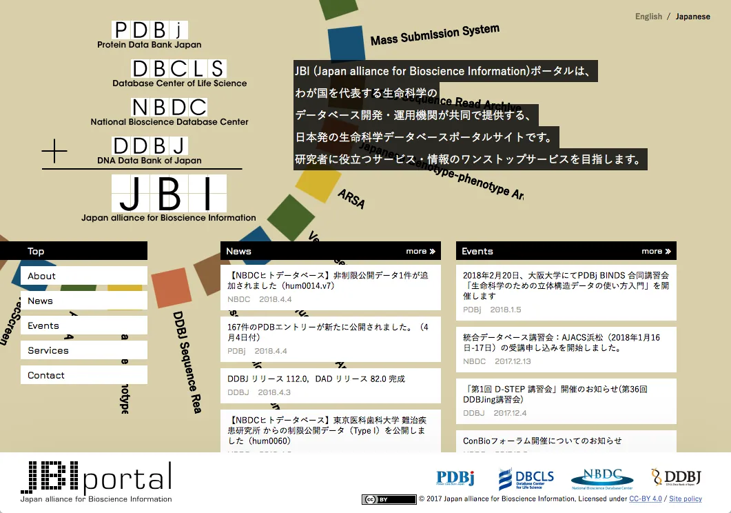 JBI portal - Front