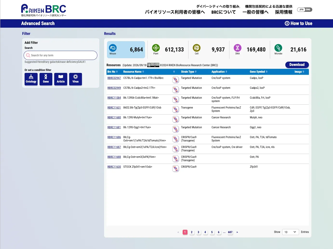 RIKEN BRCホームページ - Right